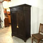 Diepe antieke Franse linnenkast + grote lade H 170 D 56 B110, Antiek en Kunst, Ophalen