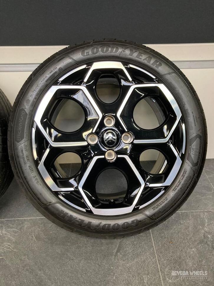 17” originele Citroen C3 IV velgen + banden 4x108 205/50/17, Auto-onderdelen, Banden en Velgen, Banden en Velgen, Zomerbanden
