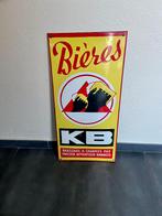 Oude geëmailleerde plaat van Kanterbrau, Verzamelen, Verzenden, Zo goed als nieuw, Reclamebord, Plaat of Schild, Overige merken