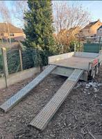 Remorque freinée à double essieu à vendre, Envoi, Comme neuf