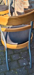 4 keukenstoelen - gratis af te halen, Huis en Inrichting, Stoelen, Ophalen, Gebruikt, Zwart, Vier