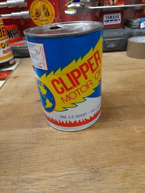 oude lege oliekan clipper motorolie usa, Verzamelen, Merken en Reclamevoorwerpen, Gebruikt, Overige typen, Verzenden