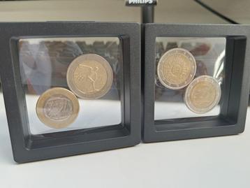 Zeldzame munten van 2€ en 1€