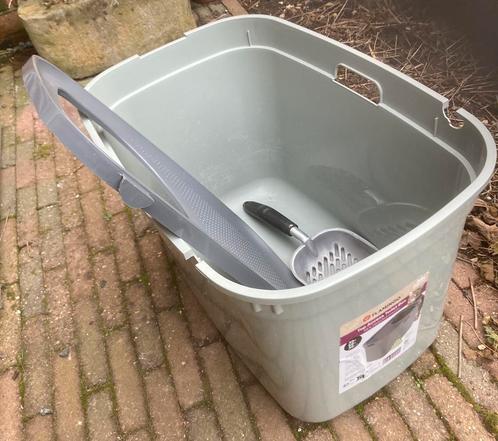 Flamingo kattentoilet, Dieren en Toebehoren, Kattenbakken, Gebruikt, Gesloten, Ophalen