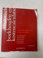 Handboek Analytische Kostencalculatie + gratis notities, Ophalen of Verzenden, Gelezen, Hoger Onderwijs, Erik De Lembre; Patricia Everaert