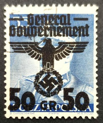 Großdeutsches Reich: General Gouvernement overdruk 1940