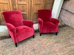 2. Fauteuils / clubzetels vintage, Huis en Inrichting, Fauteuils, Ophalen, Zo goed als nieuw, Stof