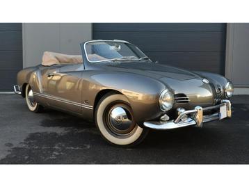 Volkswagen Karmann Ghia Cabriolet 1959, Auto's, Achterwielaandrijving, Beige, Cabriolet, Volkswagen