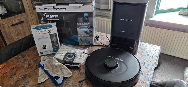 Rowenta 75s+ robotstofzuiger, Elektronische apparatuur, Stofzuigers, Zo goed als nieuw, Robotstofzuiger, Reservoir, Ophalen of Verzenden