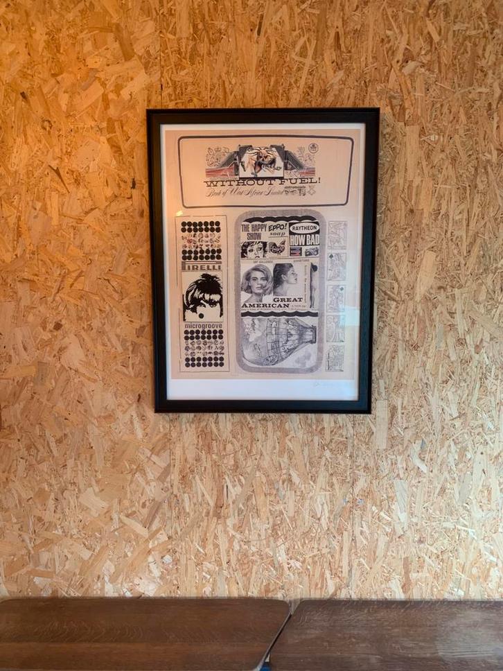 Panamarenko - Phosphored stamps - signée, Antiek en Kunst, Kunst | Litho's en Zeefdrukken, Ophalen