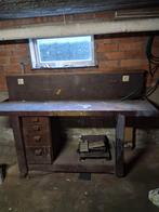 Zware houten werkbank, Ophalen