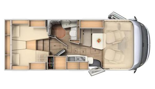 HYMER B MC 580 / 7 meter lang genieten, Caravans en Kamperen, Mobilhomes, Particulier, tot en met 4, Integraal, Hymer, Mercedes