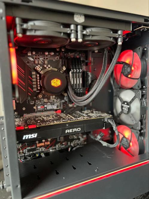 Intel i7-8700K - game pc - Nvidia GeForce GTX 1070, Computers en Software, Desktop Pc's, Zo goed als nieuw, SSD, Gaming, Ophalen