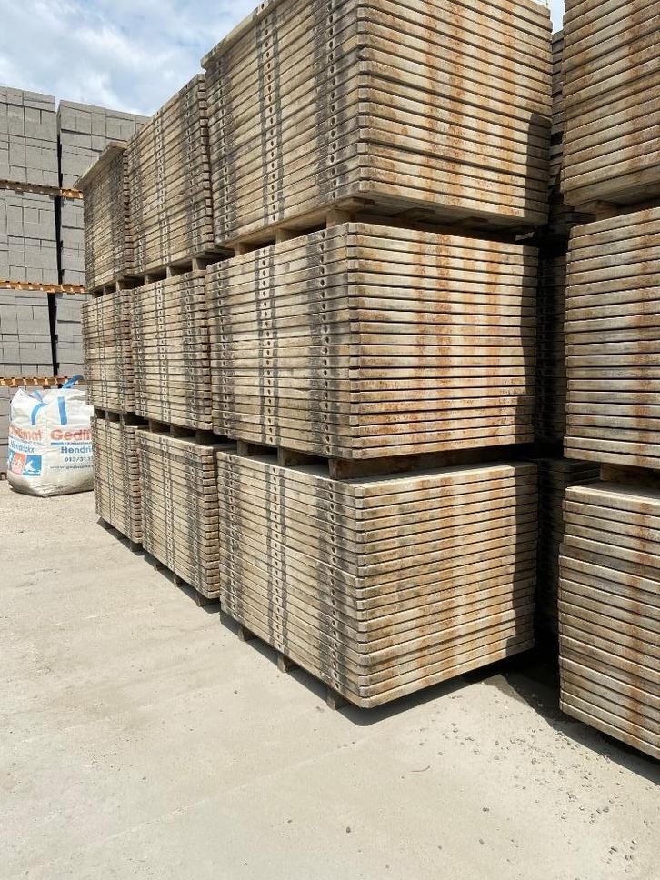 Steenschot, Tuin en Terras, Terrasdelen en Vlonders, Gebruikt, Hout, Ophalen