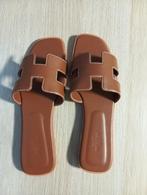 Hermes Sandals, Bruin, Zo goed als nieuw, Hermes, Sandalen of Muiltjes