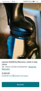 Nieuwe leren laarzen van GUESS BY MARCIANO, maat 38., Kleding | Dames, Nieuw, Ophalen of Verzenden