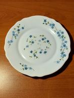 1 assiette Arcopal myosotis 19,5cm vintage année 80-90, Antiquités & Art, Enlèvement
