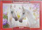 castorland puzzel 1000 stukjes romantic horses, Nieuw, Ophalen of Verzenden