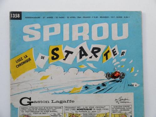 Spirou n° 1358 - 23 avril 1964 - Jeu Colominos - manque 2 p., Livres, BD, Utilisé, Une BD, Enlèvement ou Envoi