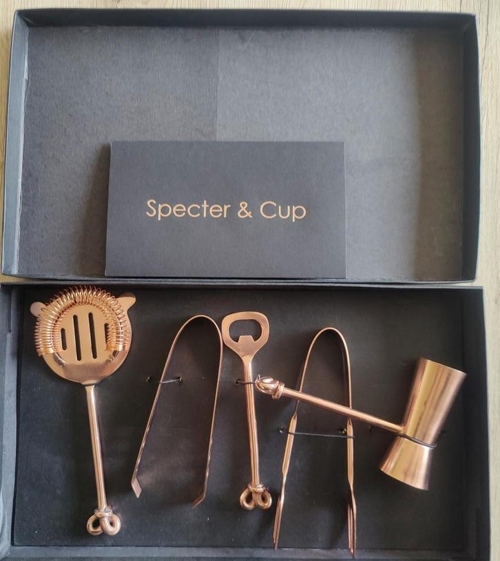 Specter & Cup luxe cocktail toebehoren, Huis en Inrichting, Keuken | Keukenbenodigdheden, Nieuw, Ophalen of Verzenden