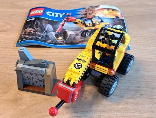 Lego city 60185 krachtige mijnbouwsplitter, Kinderen en Baby's, Speelgoed | Duplo en Lego, Zo goed als nieuw, Lego, Ophalen of Verzenden