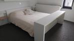 Ikea malm bed 160x200 incl. Lattenbodems, bedtafelen, matras, Maison & Meubles, Utilisé, Enlèvement ou Envoi