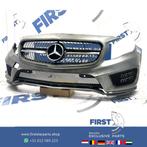 W156 BUMPER X156 GLA AMG VOORBUMPER ZWART WIT GRIJS PRE FACE, Gebruikt, Voor, Mercedes-Benz, Ophalen of Verzenden