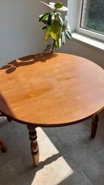 Ronde uitbreidbare tafel in eik met stoelen, Ophalen