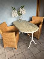 Set de bistrot, Enlèvement, Utilisé, Ovale, Osier