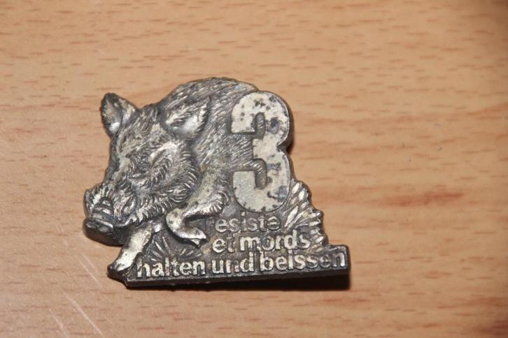 ABL-zakkenteken „3e Ardense Jagers”, Verzamelen, Militaria | Algemeen, Landmacht, Embleem of Badge, Verzenden