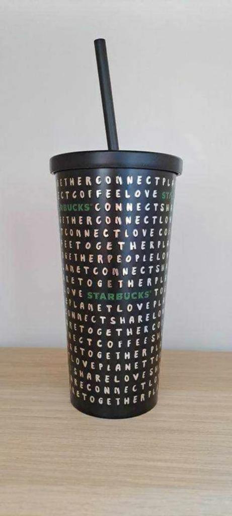 Starbucks Gourde Stylisé Froide SS Connection 16 oz, Verzamelen, Complete verzamelingen en Collecties, Ophalen of Verzenden