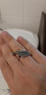 Zilveren ring 925, Handtassen en Accessoires, Ringen, Ophalen of Verzenden, Zilver, Zilver