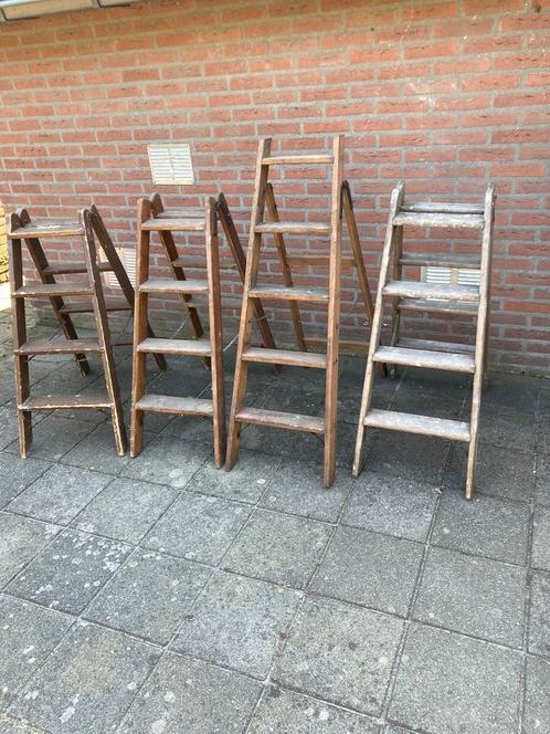 Mooie oude trapjes ,uitzoeken ,35 euro per stuk, Bricolage & Construction, Échelles & Escaliers, Utilisé, Enlèvement