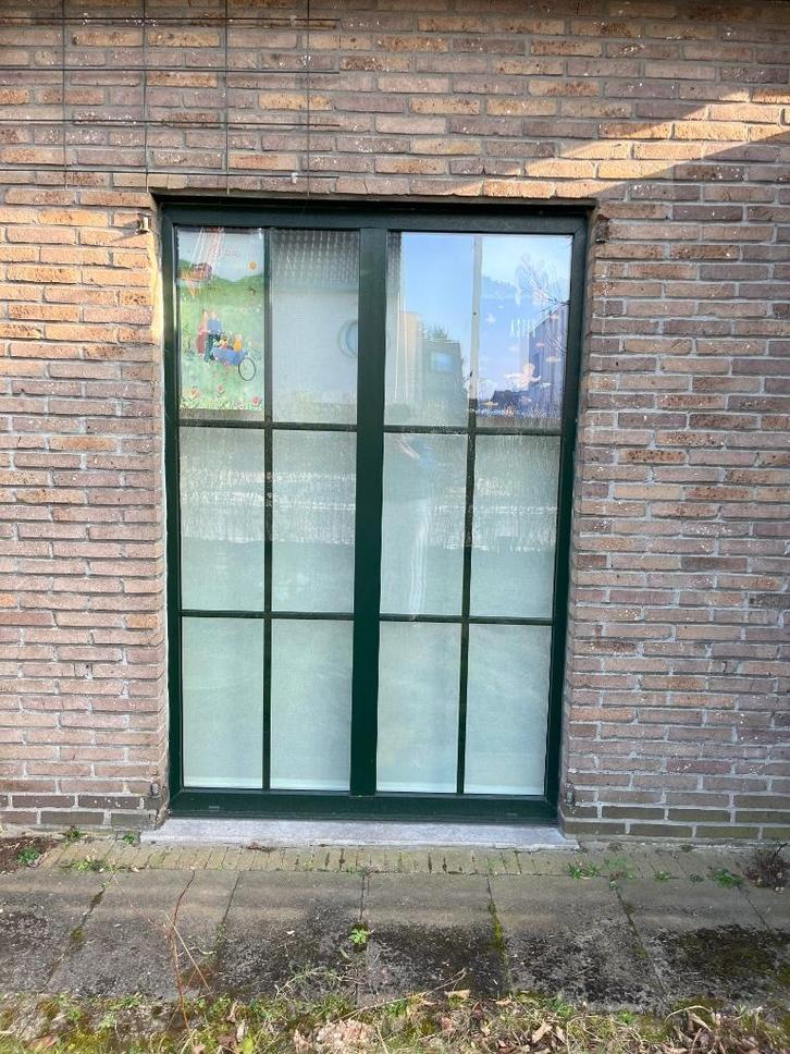 PVC ramen - dubbel glas, Doe-het-zelf en Bouw, Glas en Ramen, Gebruikt, Gevelraam of Ruit, 120 tot 160 cm, 160 cm of meer, Ophalen