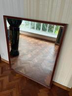 Grote houten spiegel 90x105, Huis en Inrichting, Woonaccessoires | Spiegels, Ophalen, Zo goed als nieuw