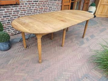 Eiken Verlengbare eettafel GRATIS LEVERING  beschikbaar voor biedingen