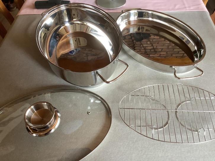 Grote ovale kookpot, Huis en Inrichting, Keuken | Potten en Pannen, Nieuw, Kookpan of Snelkookpan, Inductieplaat, Ophalen