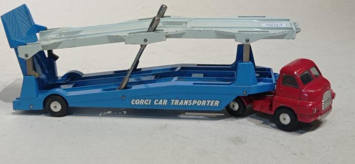 CORGI-SPEELGOED (GEEN DINKY) BEDFORD AUTOTRANSPORT REF 1101, Hobby en Vrije tijd, Modelauto's | 1:43, Zo goed als nieuw, Bus of Vrachtwagen