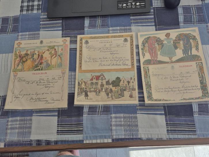 Oude Telegrammen, Verzamelen, Retro, Overige typen, Ophalen