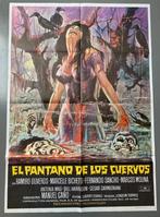 SWAMP OF THE RAVENS 1974 Spaanse Film POSTER Horror, Verzamelen, Gebruikt, Ophalen of Verzenden, Rechthoekig Staand, Film en Tv