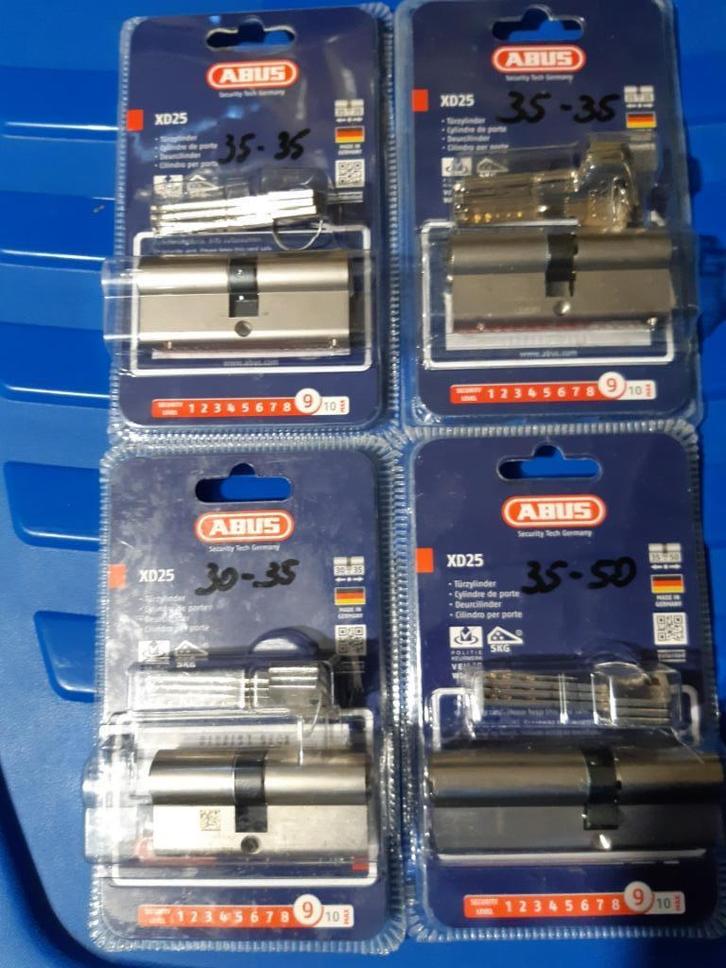 ABUS XD 25 cylindre de securite 9 / 10, Doe-het-zelf en Bouw, Hang- en Sluitwerk, Nieuw, Slot, Overige materialen, Ophalen of Verzenden
