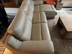 Prachtige lederen zetel met 2 relaxen, Enlèvement