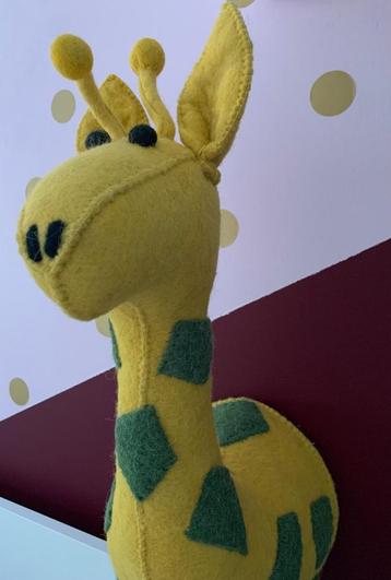 Girafhoofd muurdecoratie kinderkamer beschikbaar voor biedingen