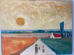 Schapman - zomerlandschap, Antiek en Kunst, Kunst | Schilderijen | Modern, Ophalen