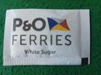 suikerzakje P&O Ferries witte suiker, Verzamelen, Suikerzakjes, Verzenden