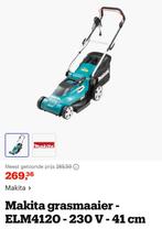 Makita electrische grasmaaier, Tuin en Terras, Grasmaaiers, Ophalen, Zo goed als nieuw