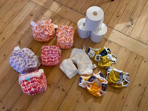 Wasbare luiers totsbots pakket., Kinderen en Baby's, Badjes en Verzorging, Zo goed als nieuw, Ophalen of Verzenden