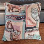 Coussin "chats", Maison & Meubles, Enlèvement ou Envoi, Comme neuf, Autres couleurs, Carré