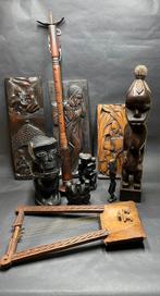 Beau lot d'œuvres d'art africaines en bois, Antiquités & Art, Enlèvement