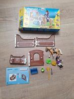 Playmobil warmbloedpaard met paardenbox, Complete set, Ophalen of Verzenden, Zo goed als nieuw